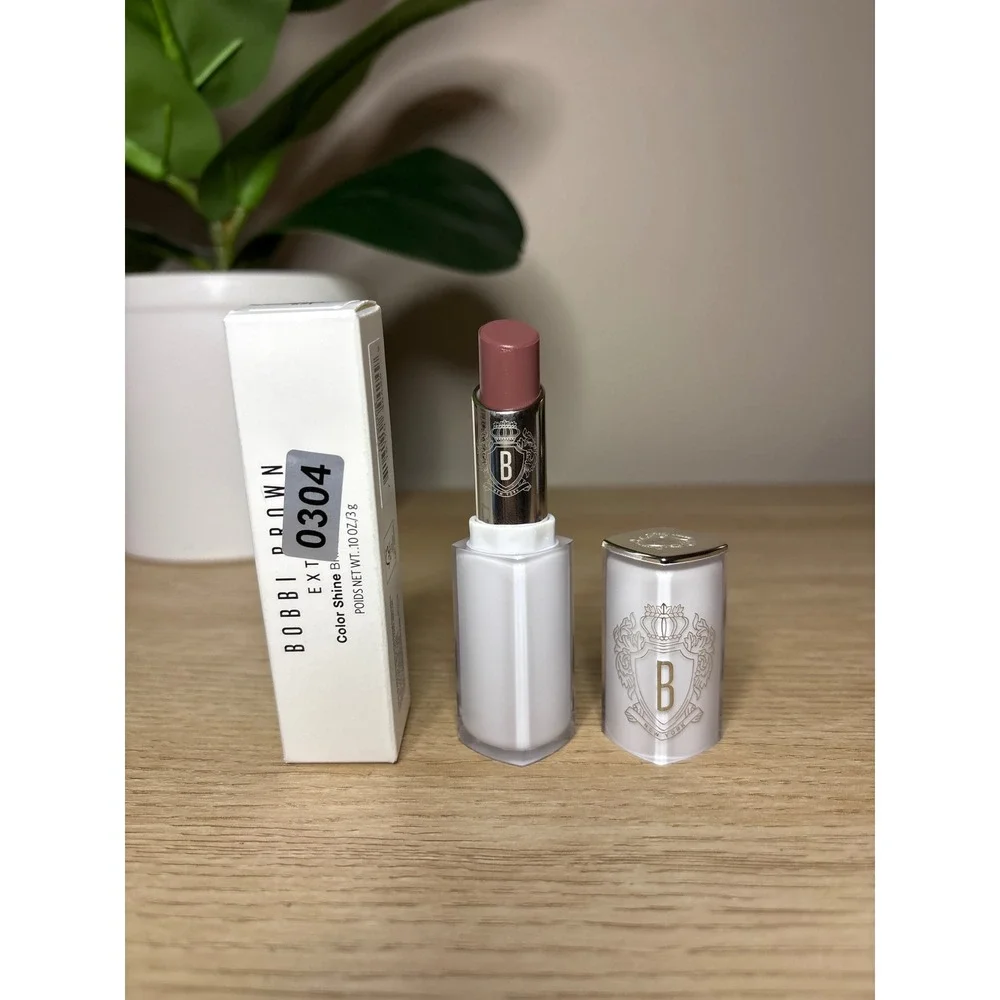 Bobbi Brown Extra Color Shine Balm Nude Blush 671 High Shine Lip Balm 0.10oz New